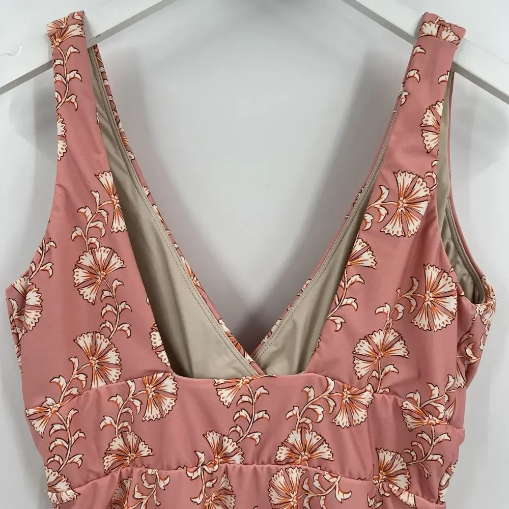 Hermoza Noni V-Neck Sculpting One Piece Swimsuit‎ Fiori Color Women’s Size 10